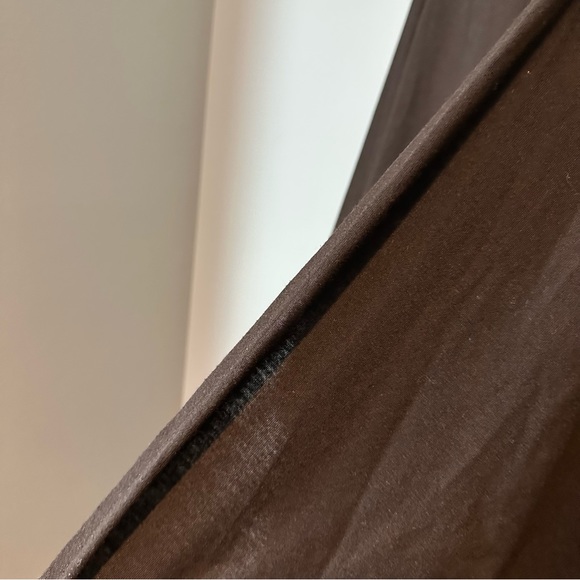 Women’s Poncho/Shawl with Silver Metallic Accents and Suede Fringe in Black - Picture 3 of 3